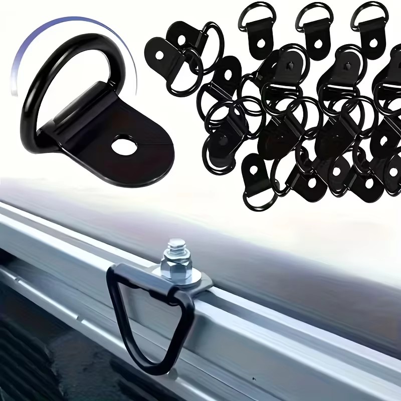 Heavy Equipment Trailer - 10Pcs D Rings Tie Down Anchors