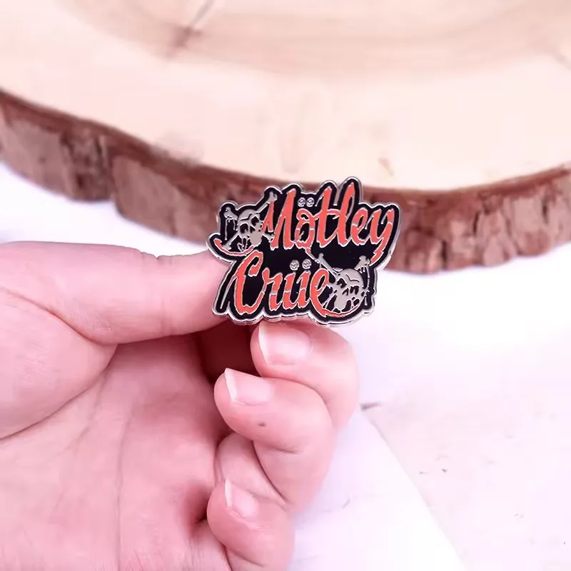 Music Logo Brooch Classic 80s  - Heavy Equipment Logo review and price
