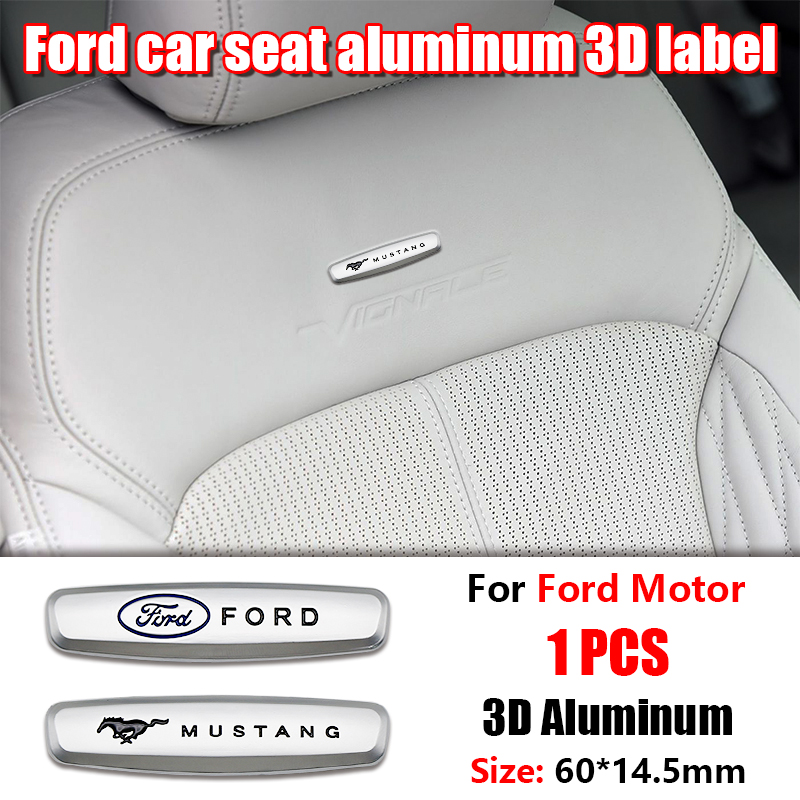 1/2Pcs 3D Heavy Metal Car Seat - Heavy Equipment Logo review and price