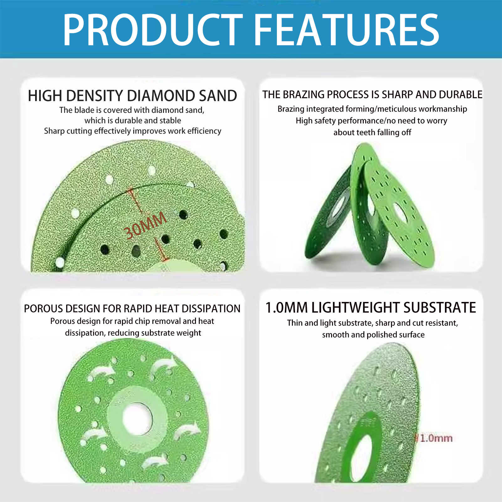 3/5Pc Tile Cutting Disc Super  - Brick Cutting Saw review and price