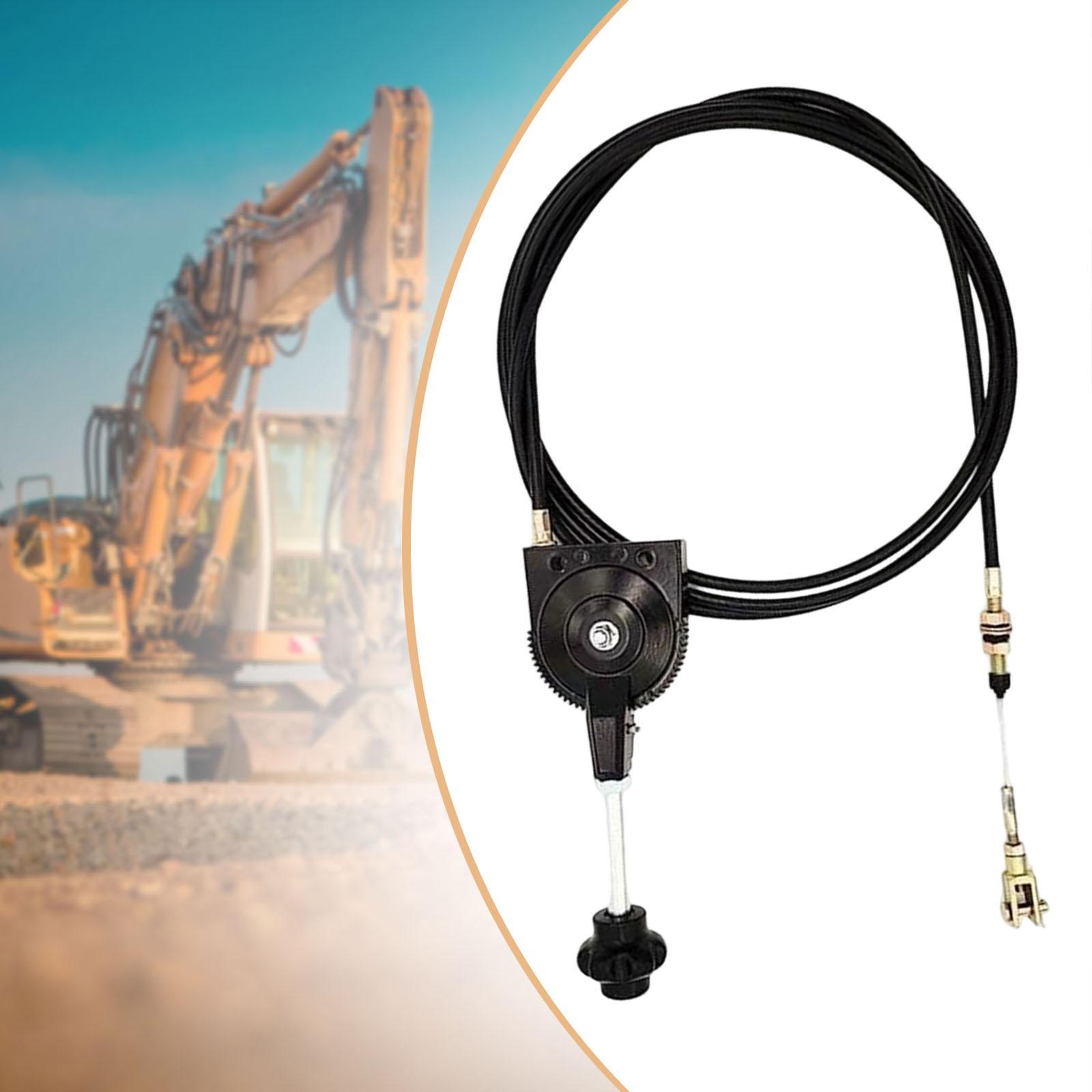 Excavator Manual Throttle Cabl - Heavy Equipment Mixer review and price