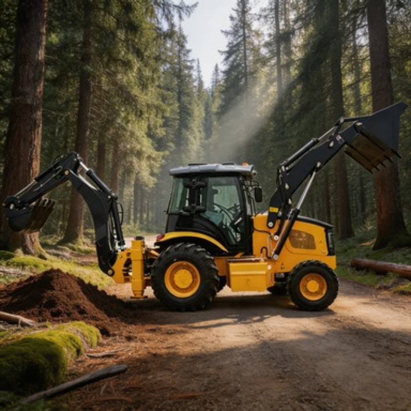 4x4 Backhoe Loader Digger Trac - Tractor Backhoe review and price