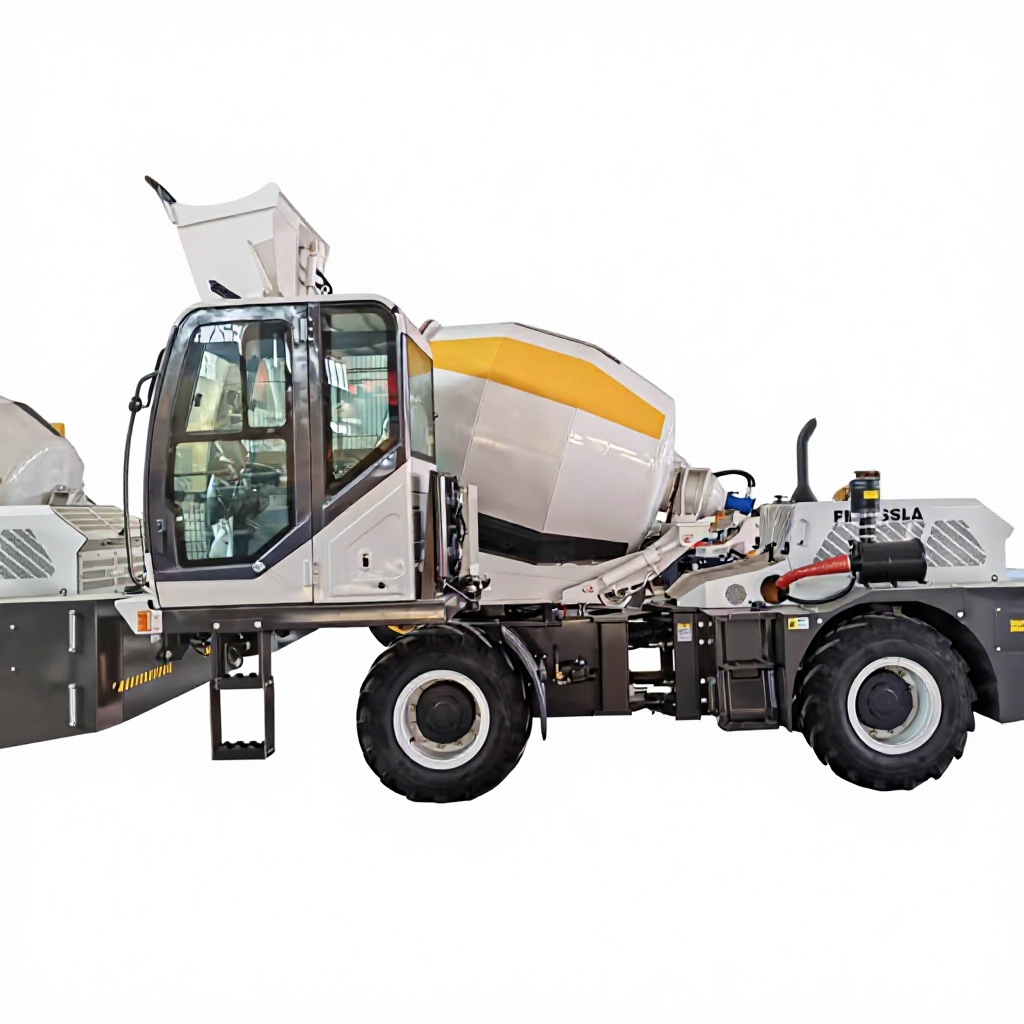 2.6m³ Self Loading Concrete Mi - Heavy Equipment Mixer review and price
