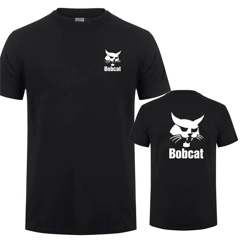 Bobcat T Shirt Summer Men Shor - Heavy Equipment Logo review and price