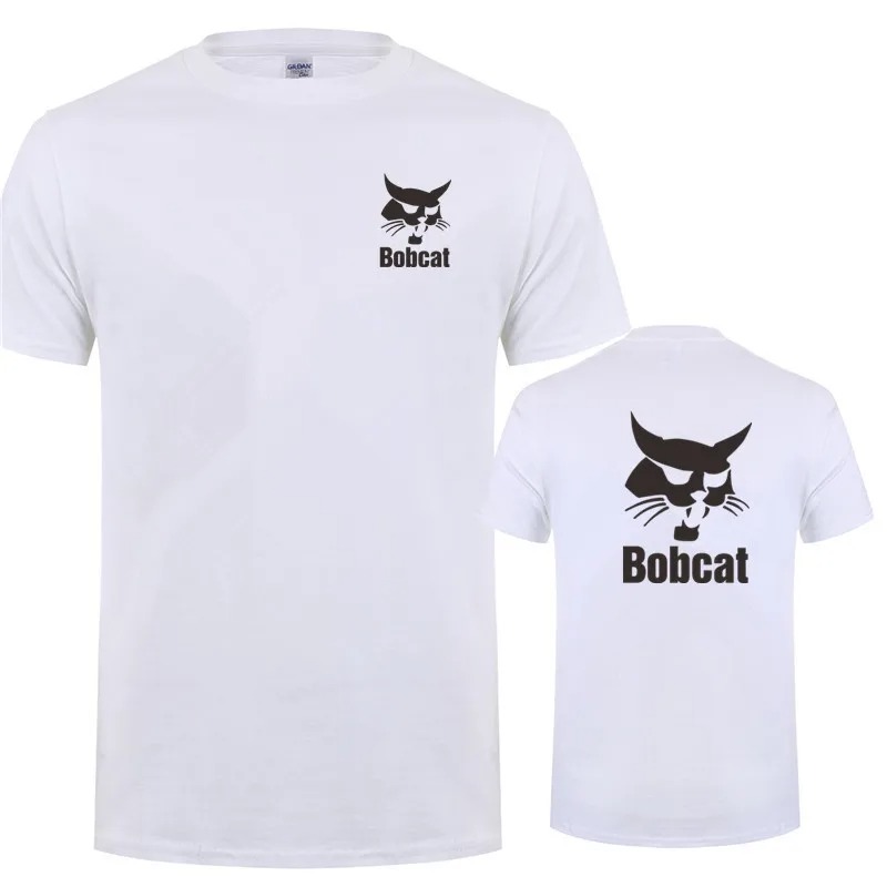 Bobcat T Shirt Summer Men Shor - Heavy Equipment Logo review and price