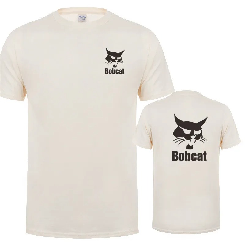 Bobcat T Shirt Summer Men Shor - Heavy Equipment Logo review and price