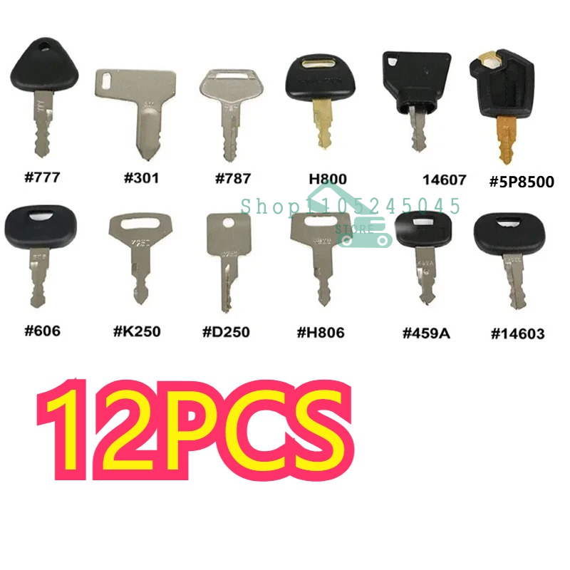 28/21/12Pcs Master Ignition Ke - Heavy Equipment Key Set review and price