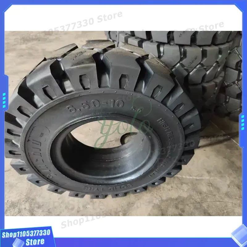 Solid Forklift Tire 6.50-10 7. - Heavy Equipment Spare Parts review and price