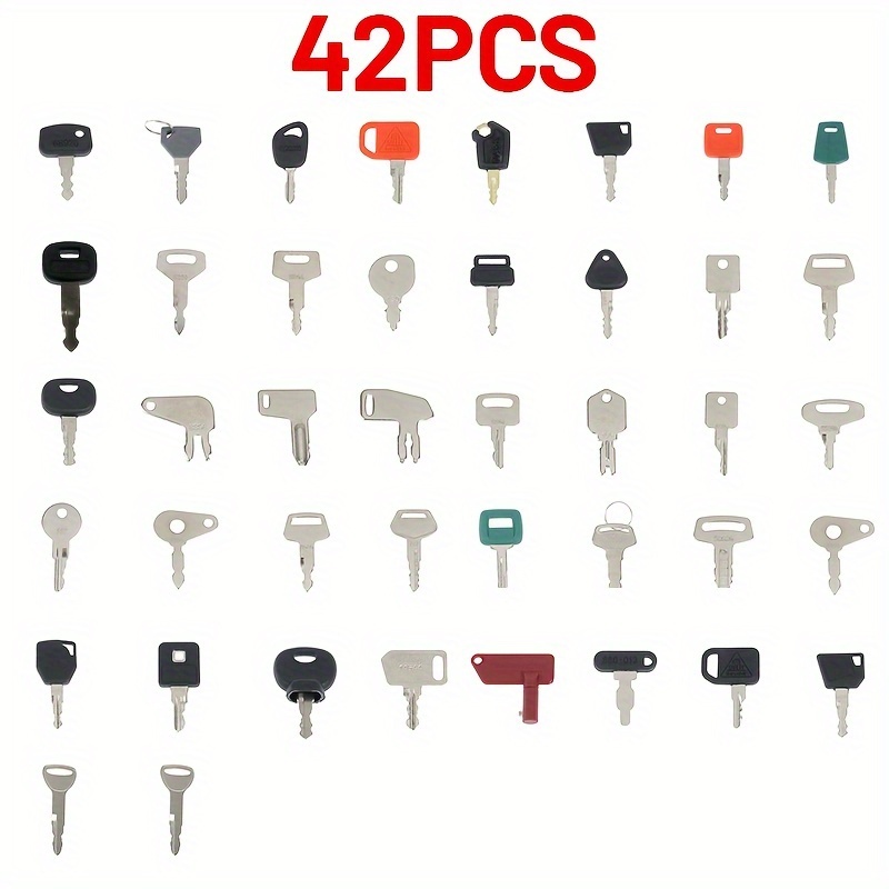 42PCS Heavy Equipment Keys Set - Heavy Equipment Key Set review and price