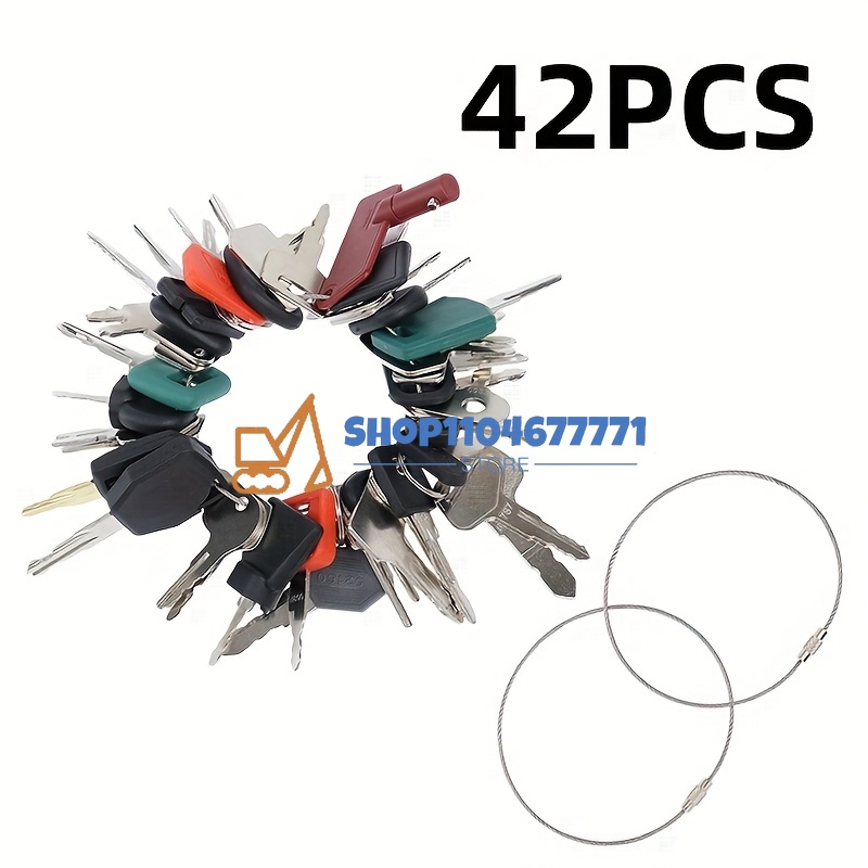 42PCS Heavy Equipment Keys Set - Heavy Equipment Key Set review and price