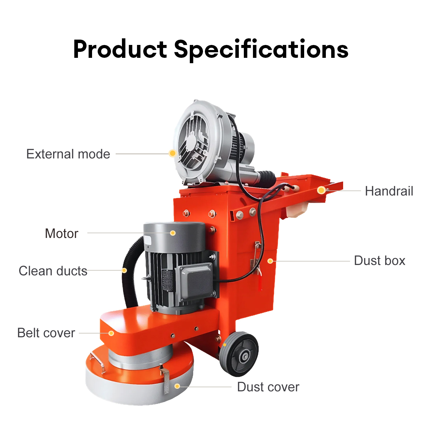 Industrial Heavy Duty Concrete - Floor Grinding Machine review and price