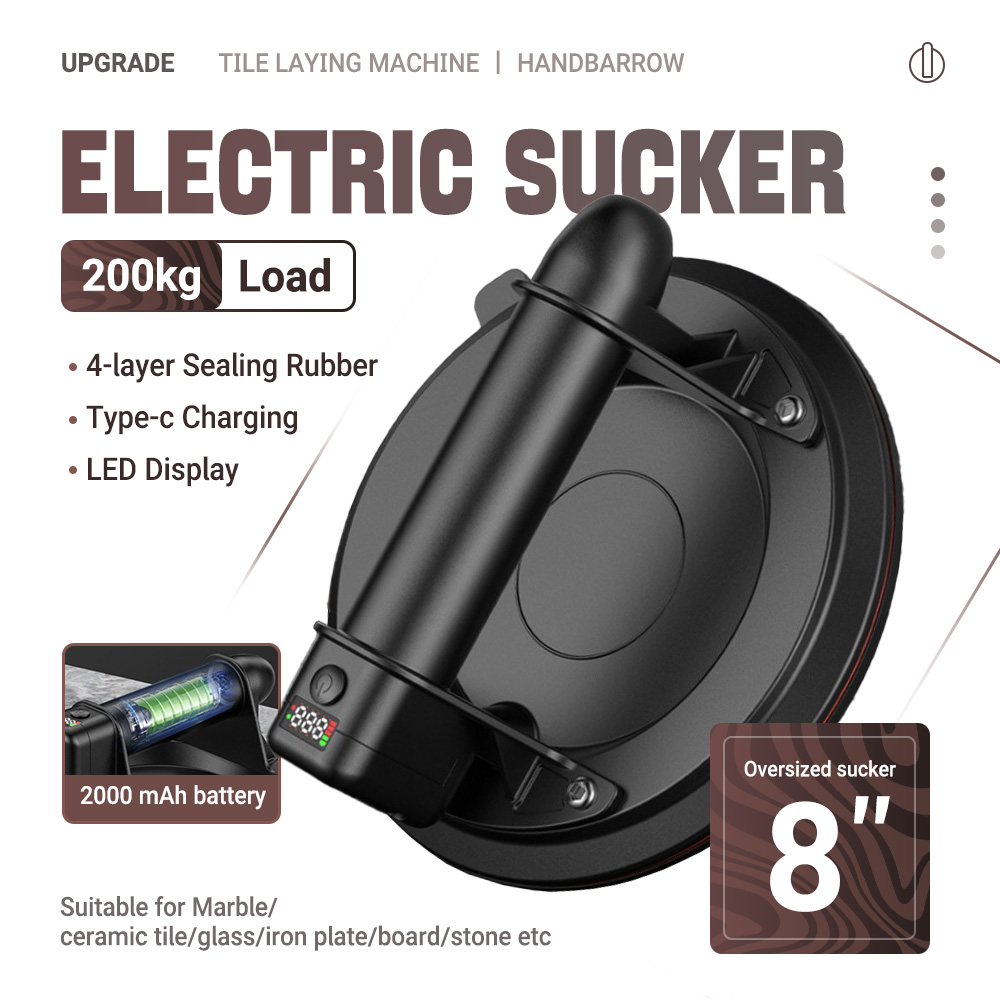 Electric Vacuum Suction Cup 8  - Vacuum Suction Cup Lifter review and price