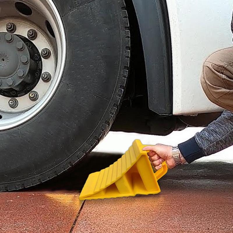 Portable Car Wheel Chock Anti  - Heavy Equipment Trailer review and price